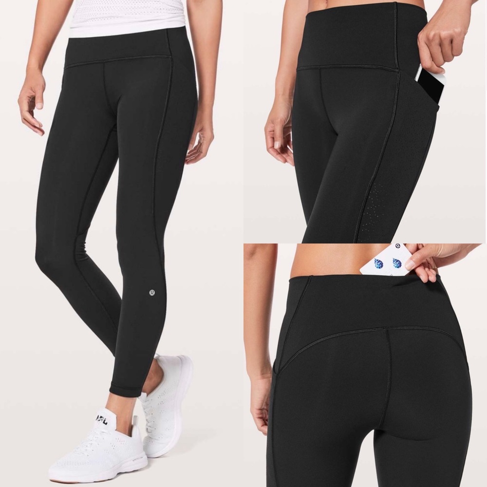 NWT Lululemon Breezy Dot Tight *25" Black Size 4